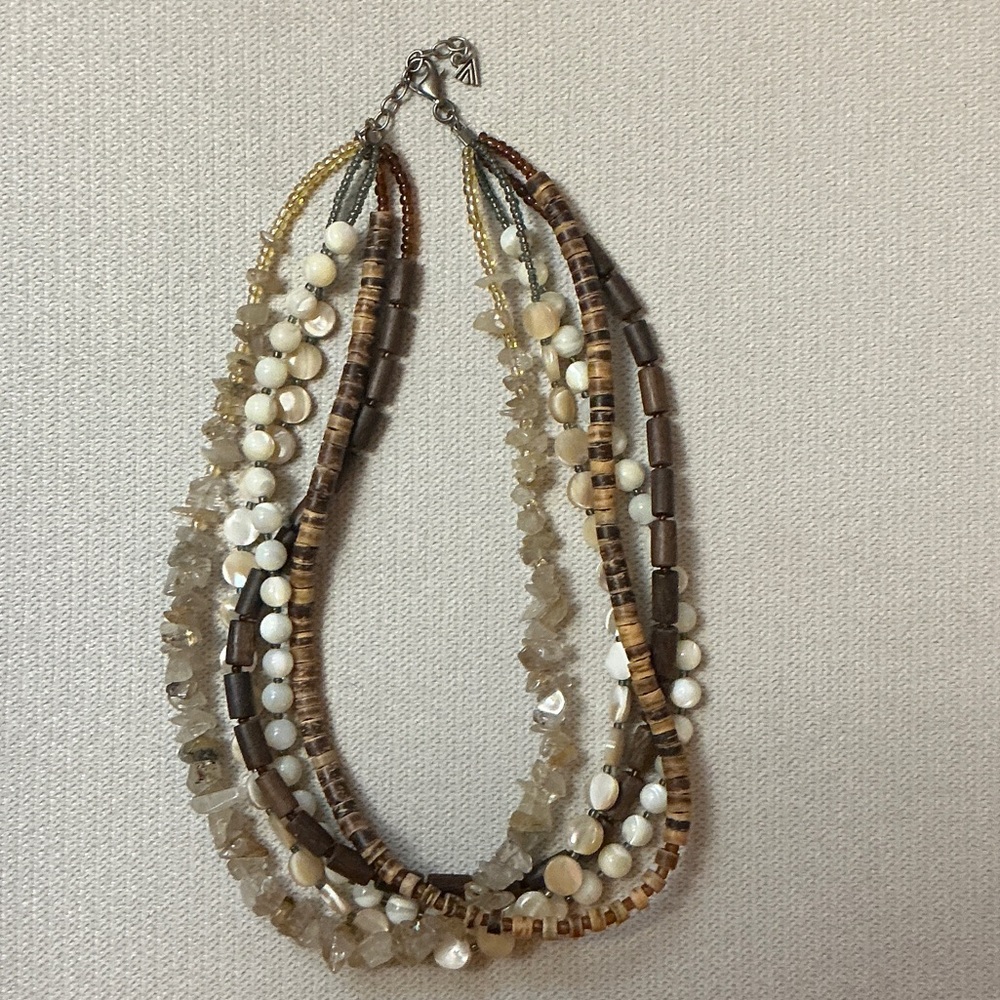 Silpada Multi-Strand Beaded Necklace